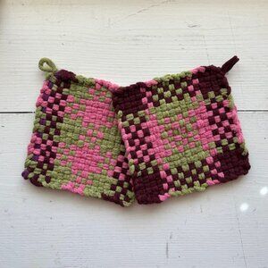 Handwoven Cotton Potholders